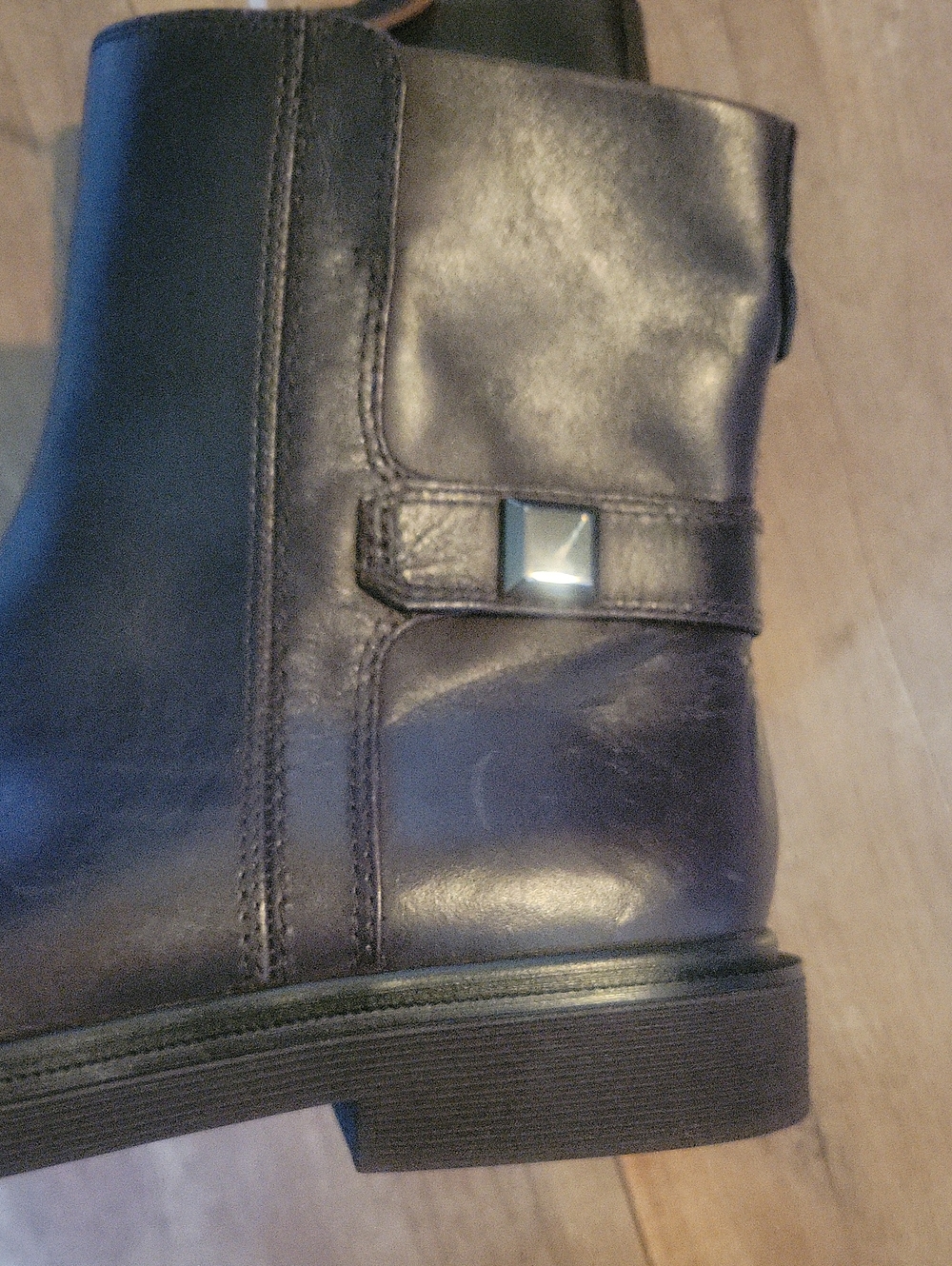 Franco Santo Brown Leather Ankle Boots - Picture 4 of 10